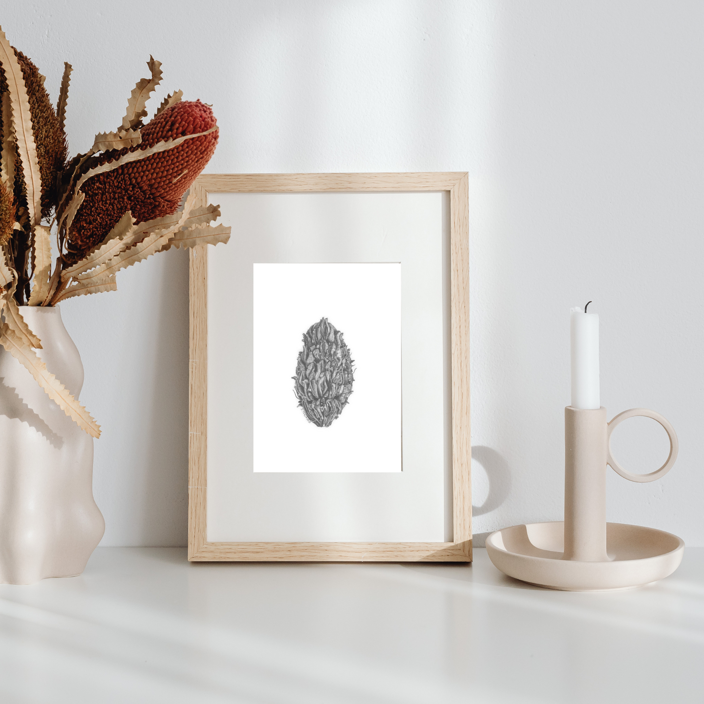 Magnolia Seedpod 2- Print