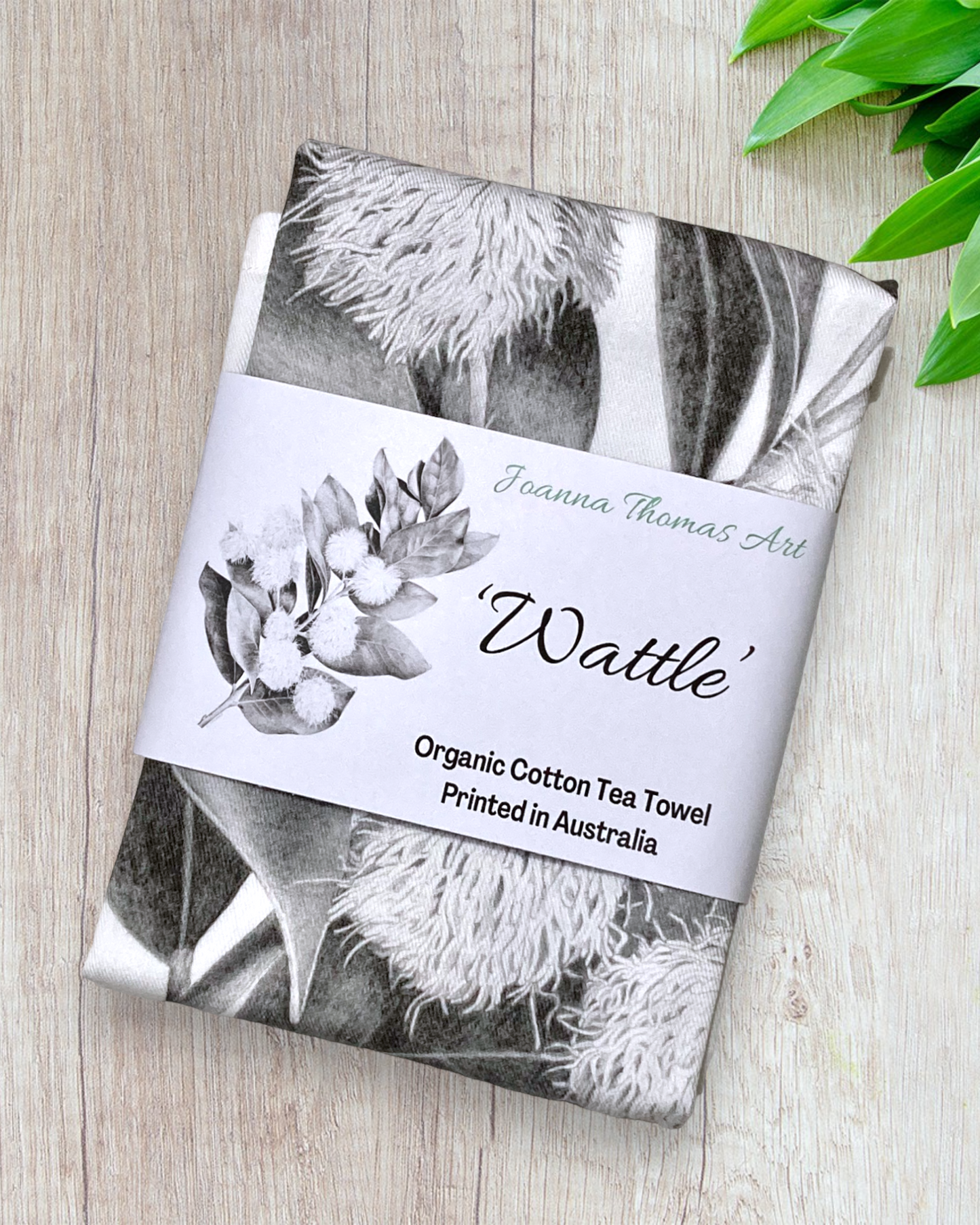Wattle Tea Towel