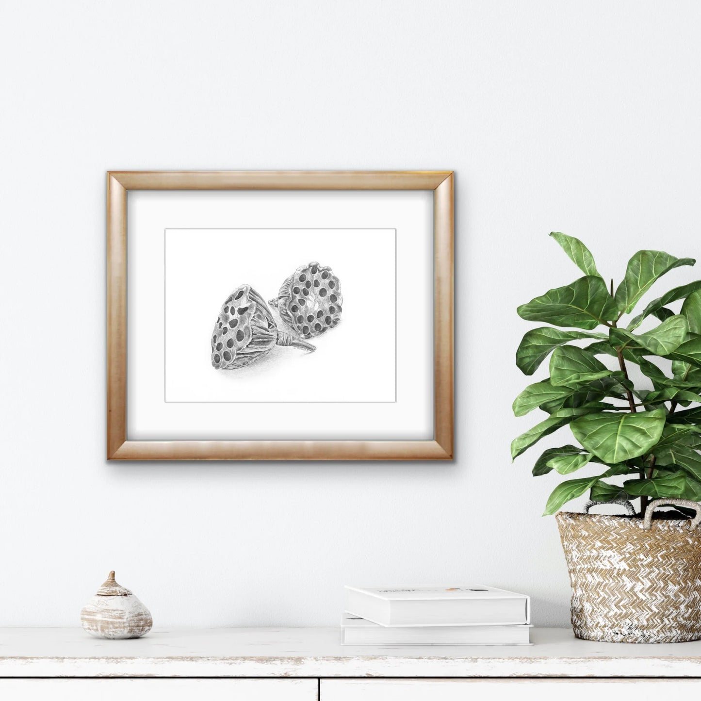 Lotus Seed Pod- Print